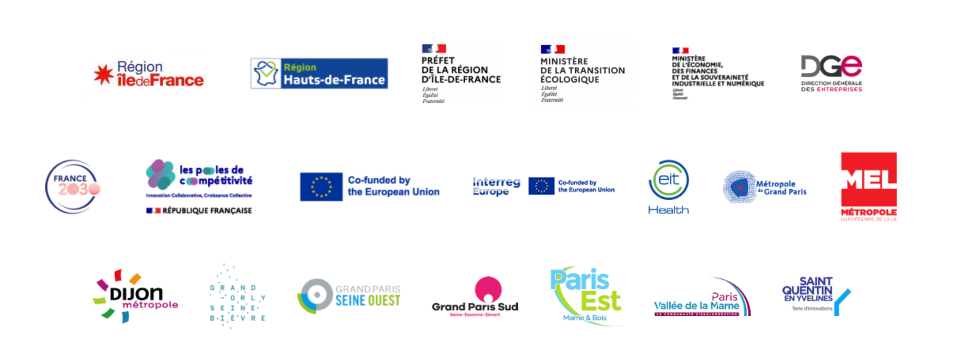 The cluster is supported by various public institutions across France and Europe