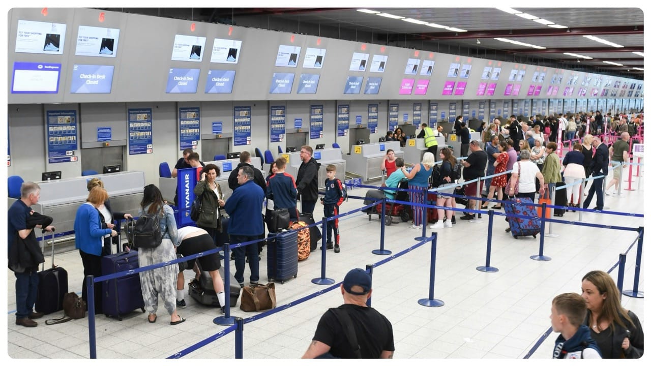 Long queue and unpredictable wait times at check-in is one of the top sources of frustration for travelers.