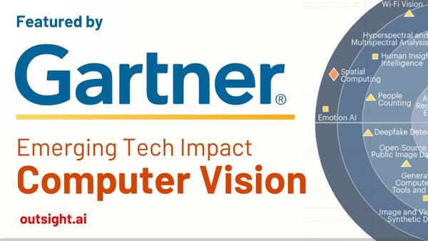 Gartner® Recognizes Outsight as a Key Player in Spatial Computing