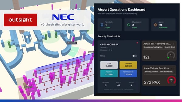 NEC and Outsight Advance Airport Intelligence with Proven LiDAR Spatial AI Solutions