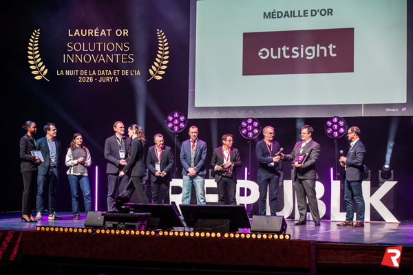 Outsight wins Gold for Innovation in Data & AI